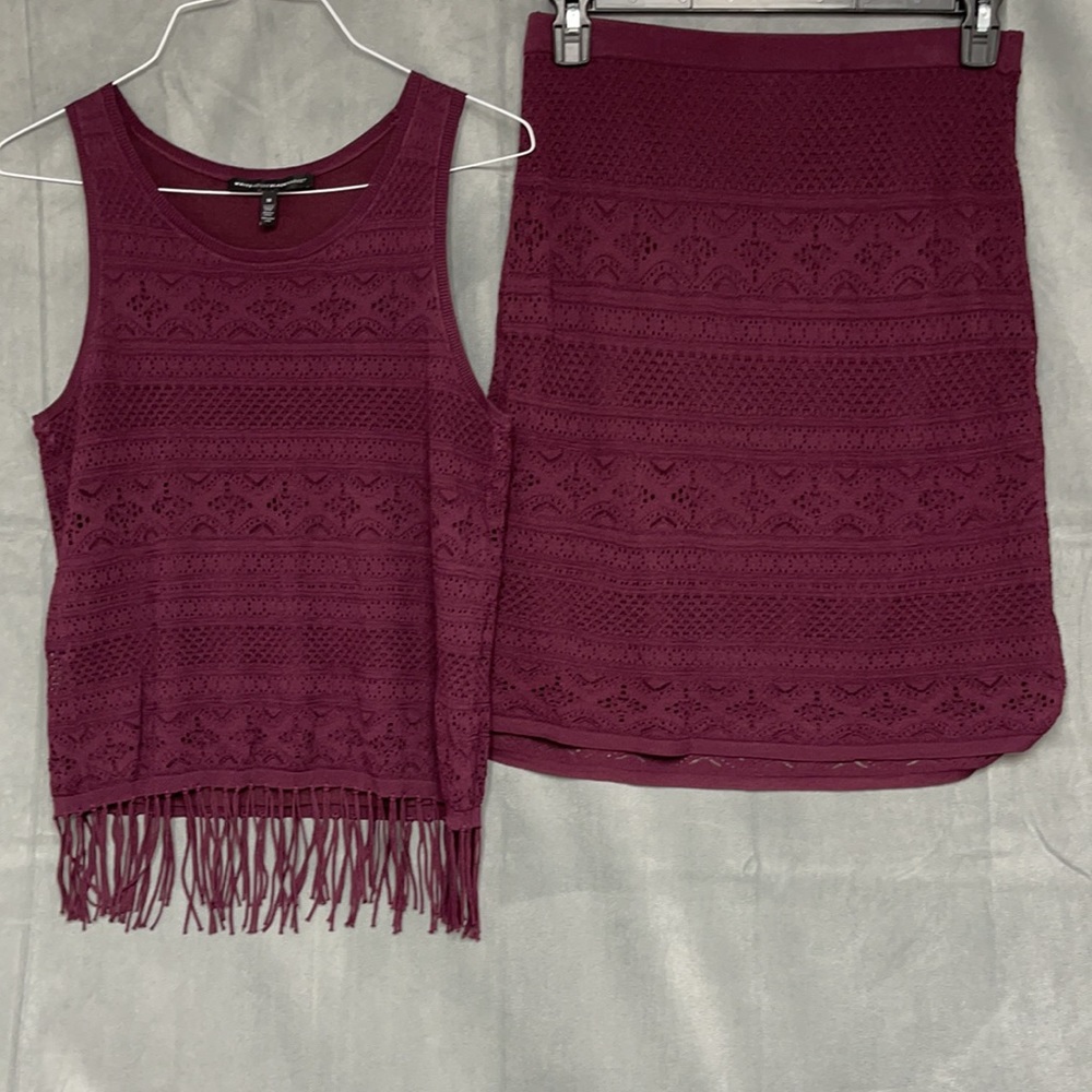 White House Black Market Skirt & Top-Size M